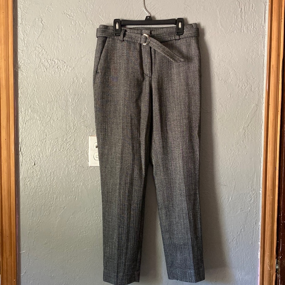 H&M, black/white dress pants, 2